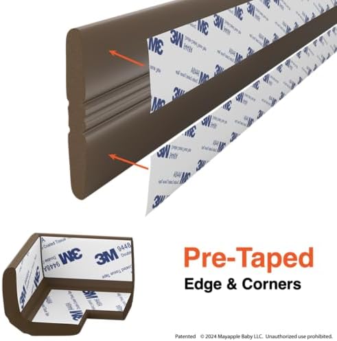 Roving Cove corner protector piece for baby proofing furniture