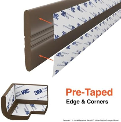 Roving Cove corner protector piece for baby proofing furniture