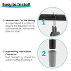 Two pieces of dimakung rubber hose adapters arranged side by side