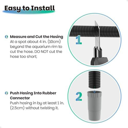 Two pieces of dimakung rubber hose adapters arranged side by side