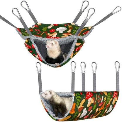 Soft small animal tunnel toy with metal buckles for guinea pigs and sugar gliders