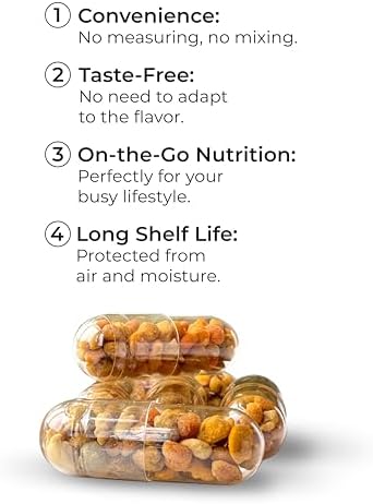 New Time Organic Mountain Bee Pollen capsule ingredients close up