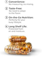New Time Organic Mountain Bee Pollen capsule ingredients close up