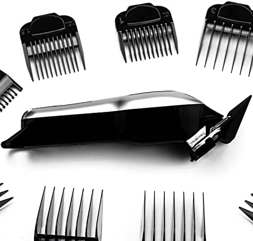 Complete Kaynway magnetic comb set for precise hair fading