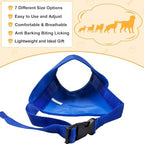 Waterproof and dirt-resistant canine mouth guard showing reinforced stitched edge details.
