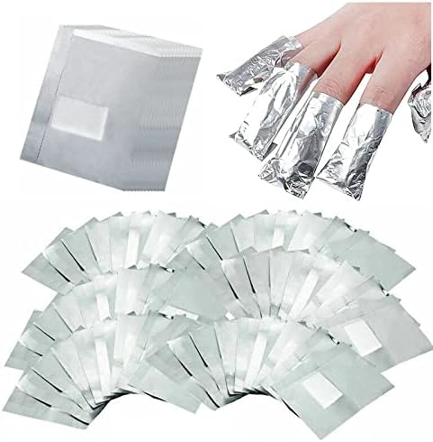 Rvetol nail polish remover wraps front packaging view showing professional salon foil sheets