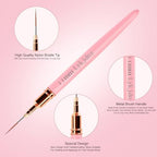 Lykjdnz gel polish liner brushes in packaging