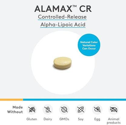 Controlled release Xymogen ALA tablets in packaging
