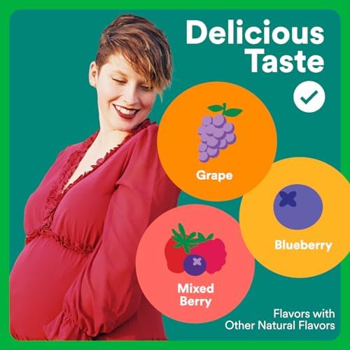 SmartyPants prenatal gummies texture and appearance display