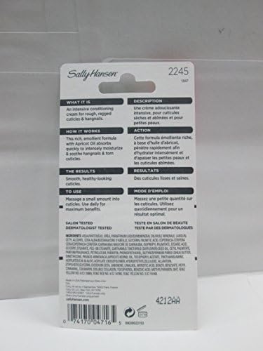 Jar of Sally Hansen Cuticle Massage Cream for nail care