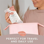 Travel-sized unscented cleansing wipes for sensitive skin.