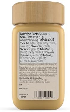 BEE And YOU Kids Honey supplement side view showing pure raw texture