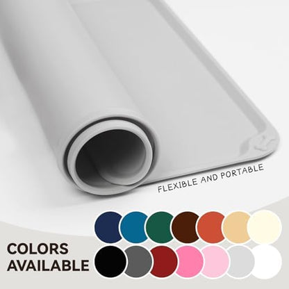 Flexible travel friendly pet food mat rolled up