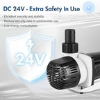 Orlushy DC aquarium pump ceramic shaft and internal components