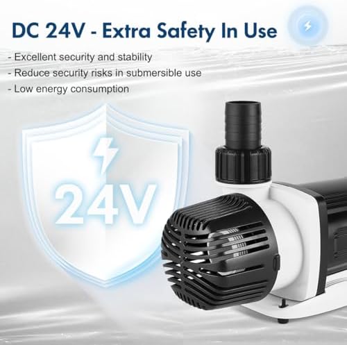 Orlushy DC aquarium pump ceramic shaft and internal components