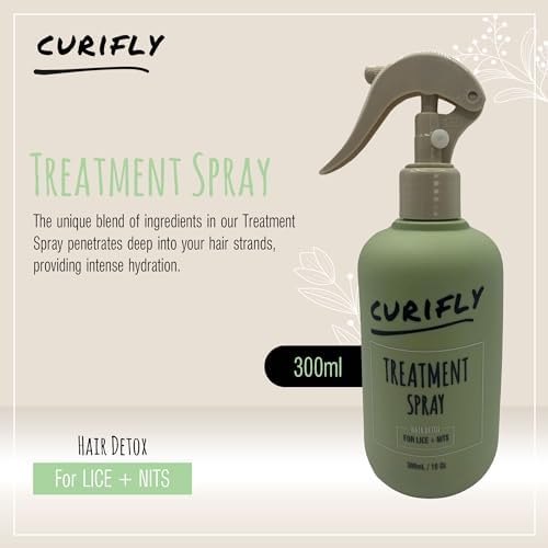 Curifly non-toxic head lice and nit removal spray for kids