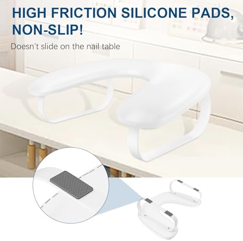 Aonolovo manicure arm rest with aluminum alloy legs design
