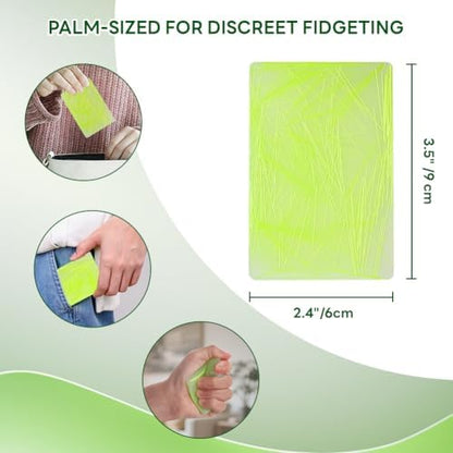Compact travel friendly adult ADHD stress relief pocket pads showcasing portable size