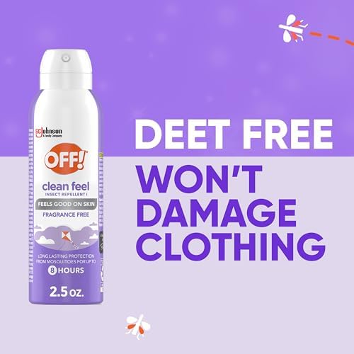 Authentic USA imported Off! Clean Feel mosquito repellent