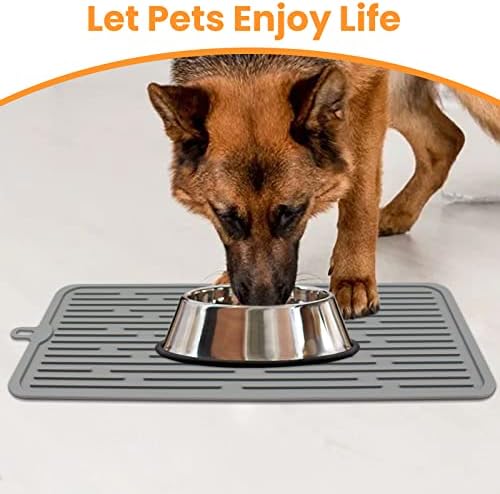 Ptlom easy to clean cat feeding mat