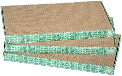 Kitty City cat scratching pad showing wave shape design