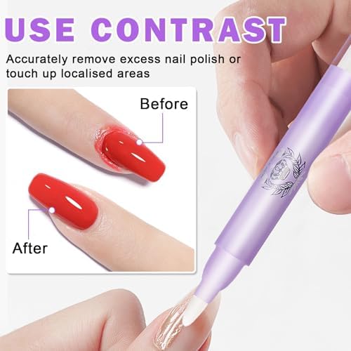 Awccxmym manicure tool set with replacement tips displayed