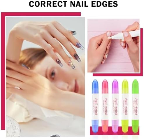 Compact 6 gram nail polish cleaning pen for travel
