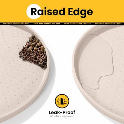 Conlun Waterproof Dog Food Mat Surface Texture