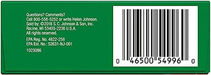 SC Johnson twenty-five percent DEET towelettes box side profile with warnings.