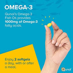 Back panel supplement facts nutrition label for Qunol omega 3