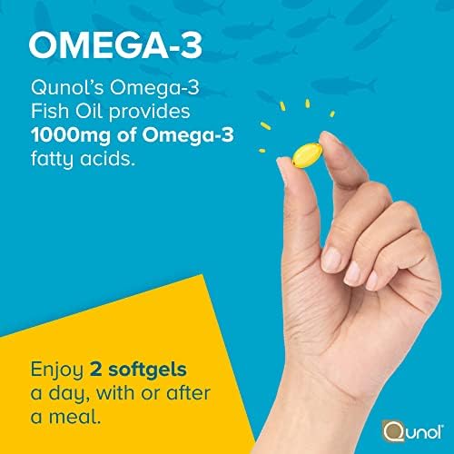 Back panel supplement facts nutrition label for Qunol omega 3