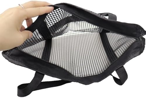 Tinkare small animal grooming pouch showing mesh holes for claws