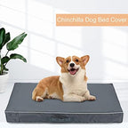 Chinchilla waterproof pet mattress protector fabric repelling water droplets effectively