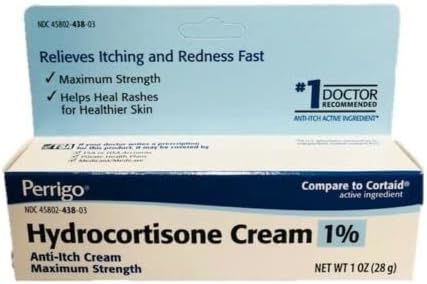 Authentic USA imported Perrigo hydrocortisone topical steroid cream