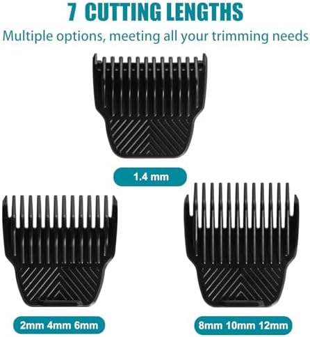 Side profile view of the premium acrylonitrile butadiene styrene material construction of the Manscaped 5.0 Ultra compatible guide combs.