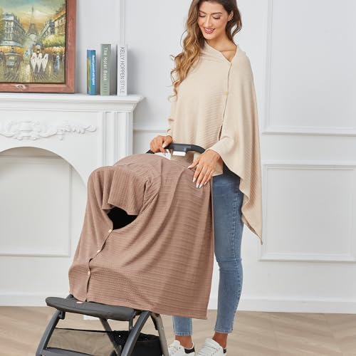 Zdolmy nursing cover kit with burp cloth and storage bag