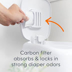 Diaper Genie Complete Diaper Pail refill bag installation
