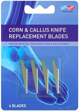 Ever Ready corn knife with four replacement blades for pedicure