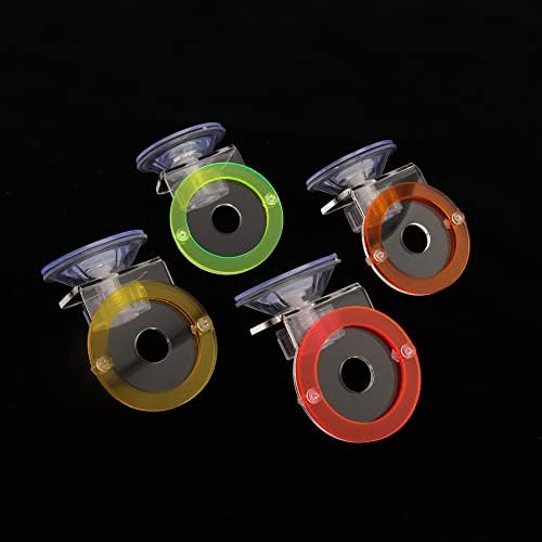 Kcrygogo single hole coral rack showing the strong suction cup assembly for aquarium glass placement