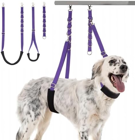 Discpetsec pet grooming restraint set padded belly band