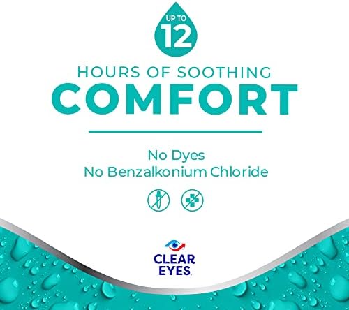 Authentic USA imported Clear Eyes sensitive eye care bottle.