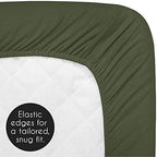 Sweet Jojo Designs sage green nursery changing pad cover packaged