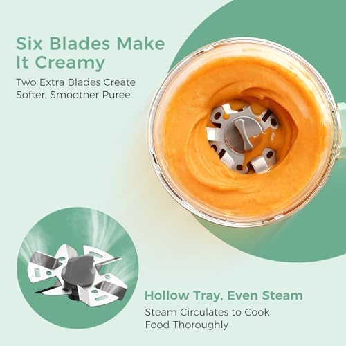 Momcozy compact kitchen food processor with dicing chopper lid accessory