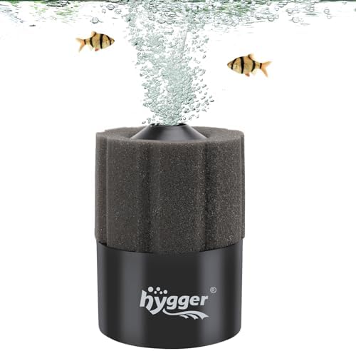 Biochemical foam sponge filter with ceramic media balls for tank water purification.