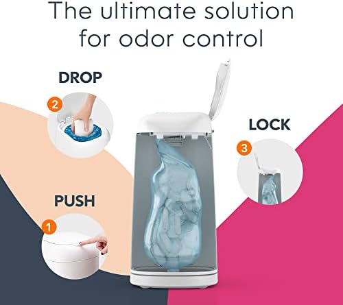 Diaper Genie Expressions odor controlling system open view