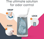 Diaper Genie Expressions odor controlling system open view