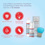 Lice Lifters non-toxic lice solution and nit mousse bottles for family care