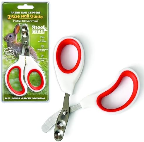 Steel & Cedar bunny claw trimmer close up stainless steel blades