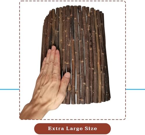 Guinea Pig Hideout Rabbit Hide Rat Cage Accessories Extra Large Wooden Tunnel Hut Hideaway for Pig Hideout Tortoise Hedgehog Ferret and Chinchilla - Image 3