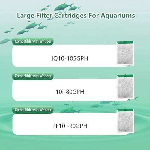 Close up view of the activated carbon inside pewyoke aquarium filter cartridge